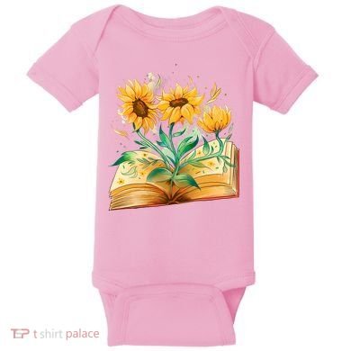 Sunflower Book Baby Bodysuit