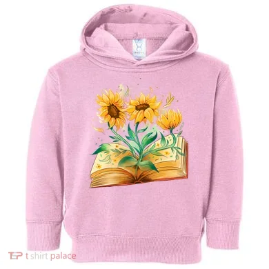 Sunflower Book Toddler Hoodie