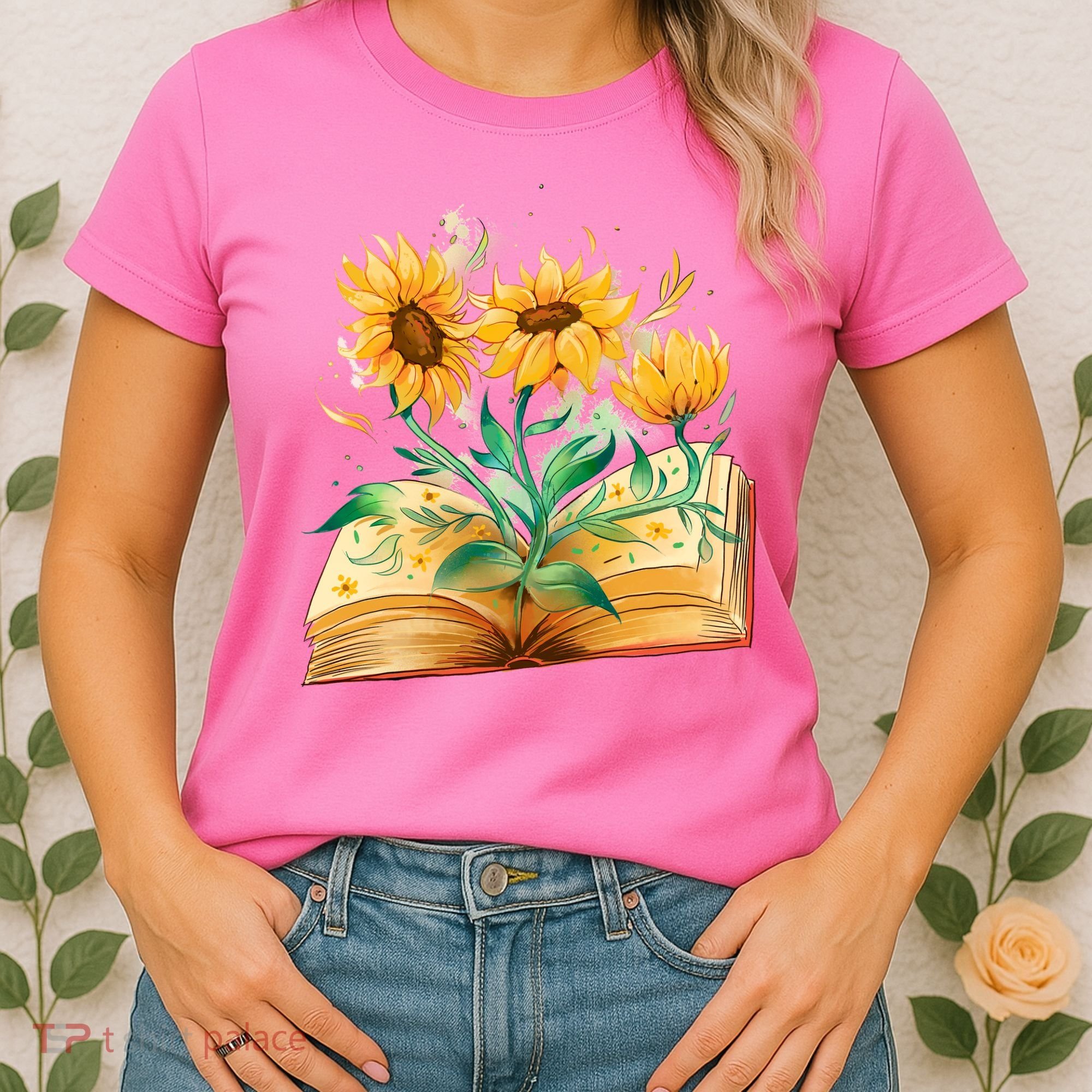 Sunflower Book Women's T-Shirt