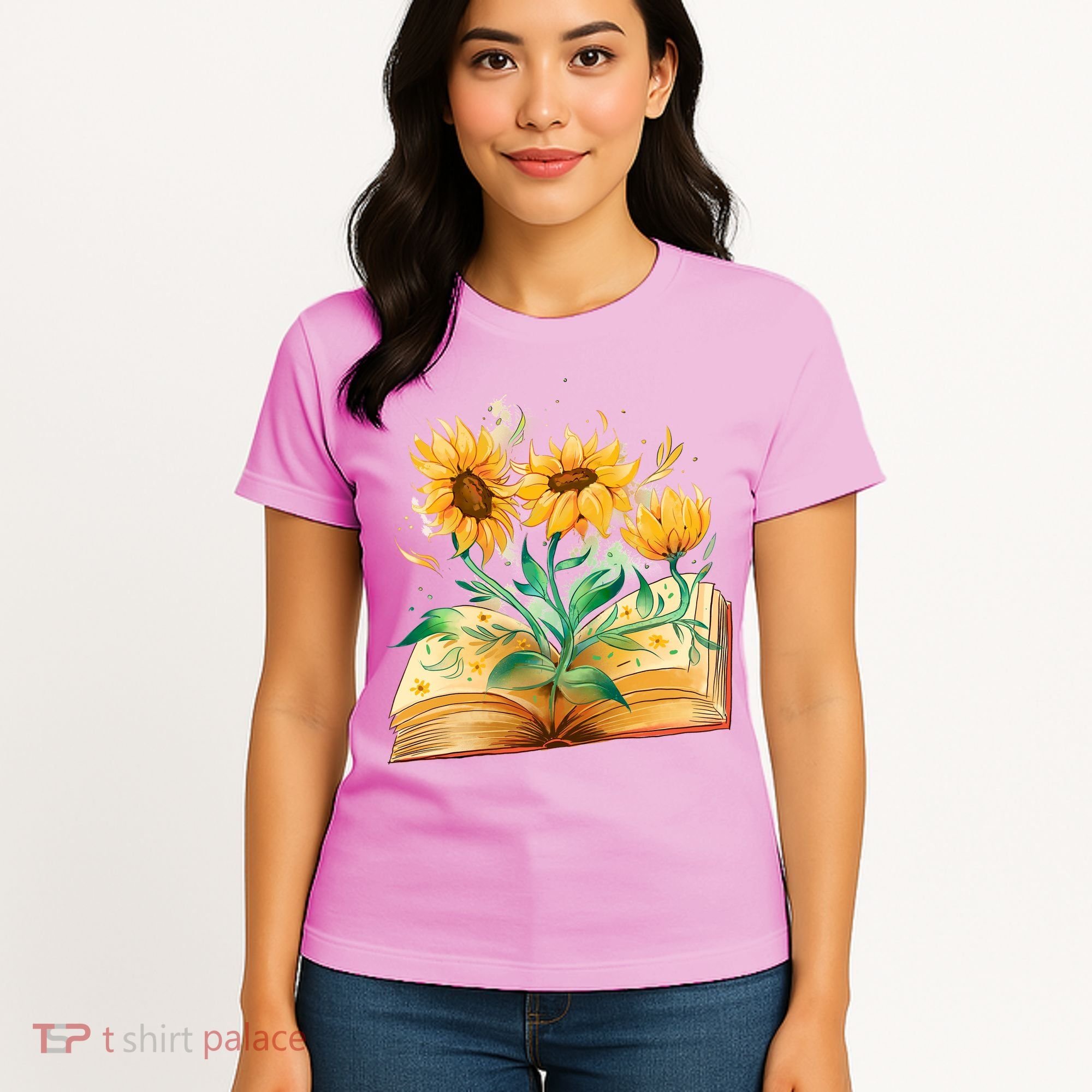 Sunflower Book Women's T-Shirt
