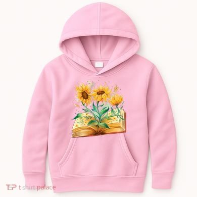 Sunflower Book Kids Hoodie