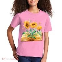 Sunflower Book Kids T-Shirt thumb 2