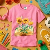 Sunflower Book Kids T-Shirt thumb 3