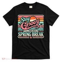 Spring Break Stay Groovy Retro T-Shirt thumb 0