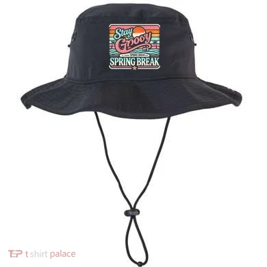 Spring Break Stay Groovy Retro Bucket Hat