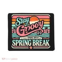 Spring Break Stay Groovy Retro Mousepad thumb 0