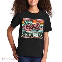 Spring Break Stay Groovy Retro Kids T-Shirt thumb 2