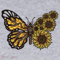 Sunflower Butterfly Women's Sweatshirt thumb 2