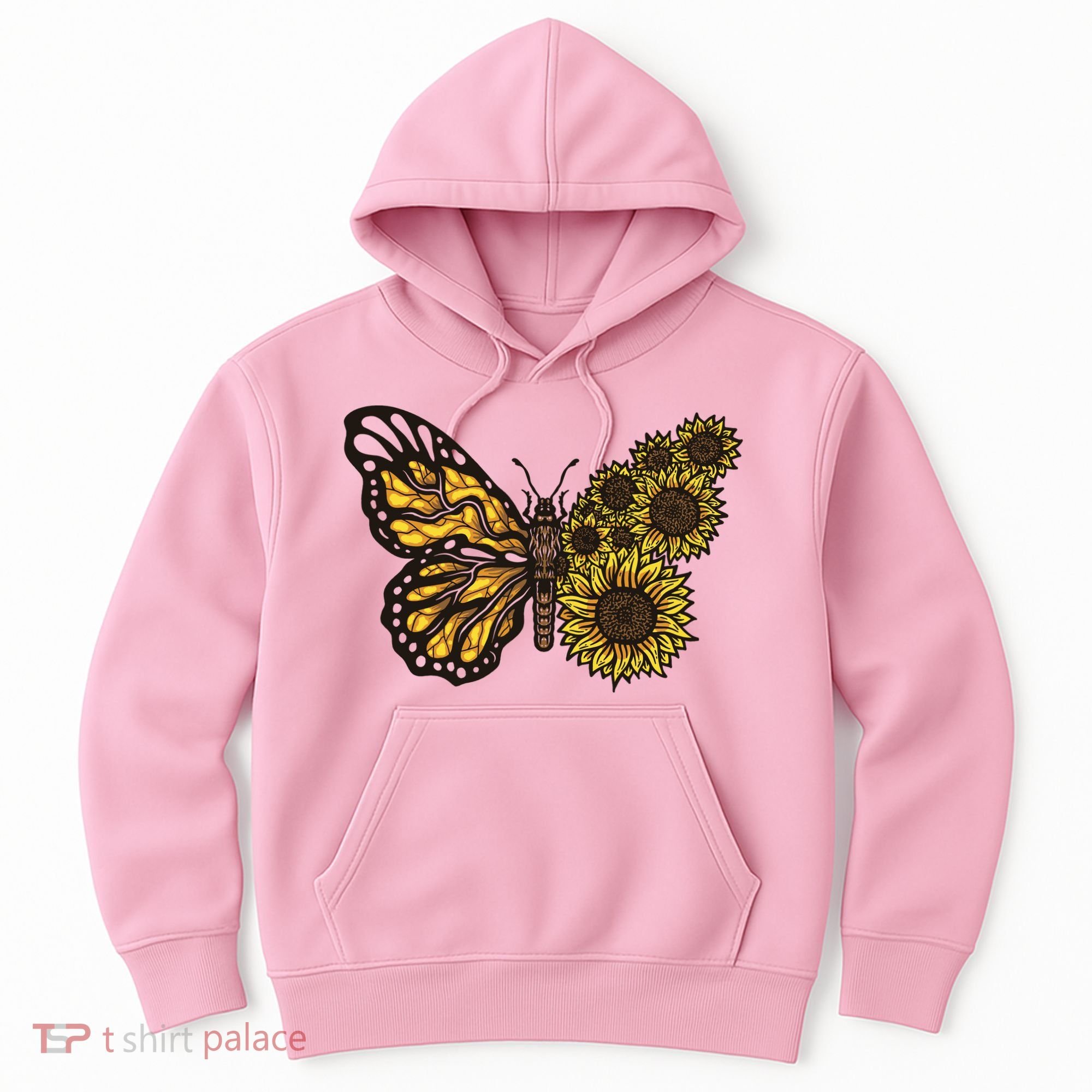 Sunflower Butterfly Hoodie