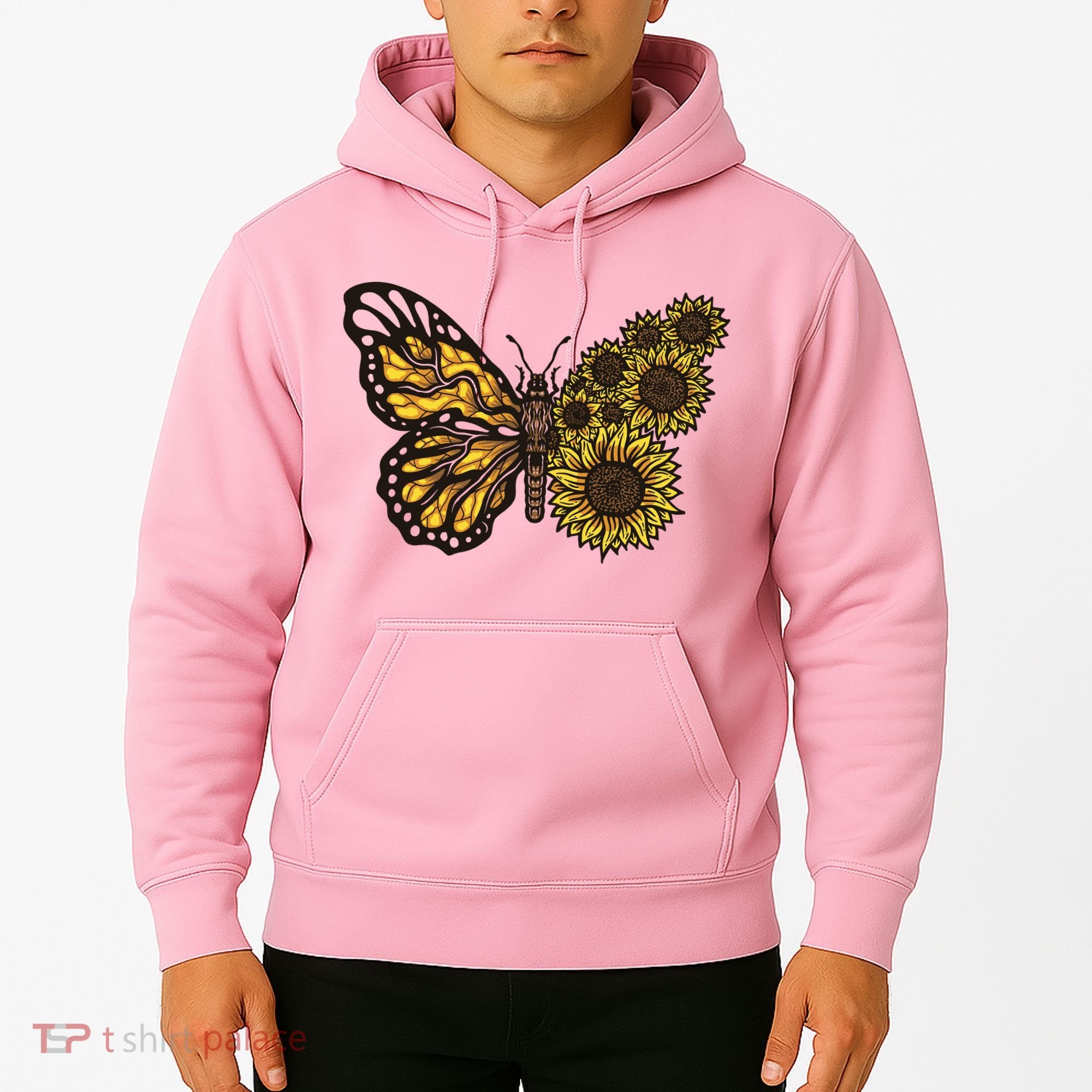 Sunflower Butterfly Hoodie