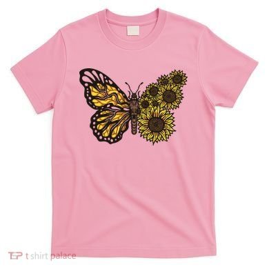 Sunflower Butterfly T-Shirt