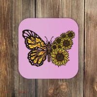 Sunflower Butterfly Coaster thumb 0