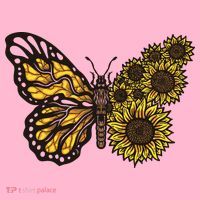 Sunflower Butterfly Mousepad thumb 1