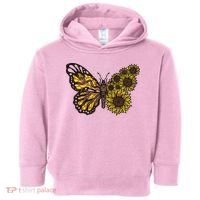 Sunflower Butterfly Toddler Hoodie thumb 0