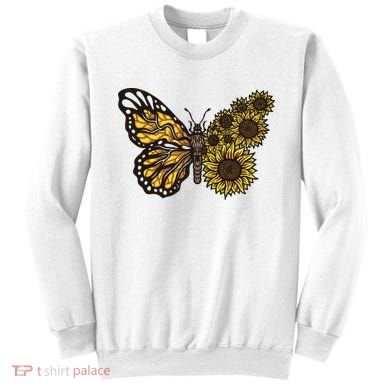 Sunflower Butterfly Sweatshirt