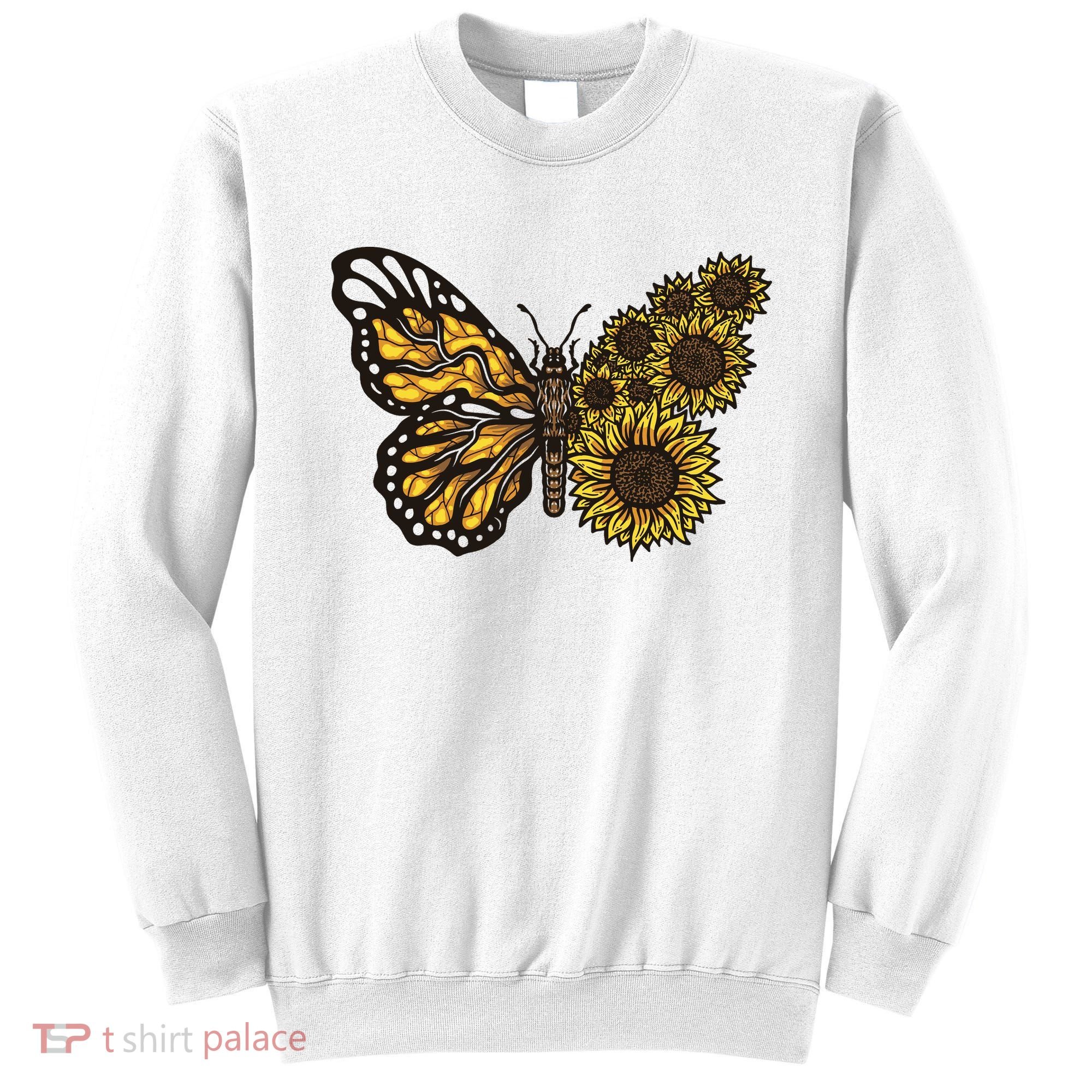 Sunflower Butterfly Sweatshirt