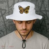 Sunflower Butterfly Bucket Hat thumb 2