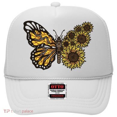 Sunflower Butterfly Hat