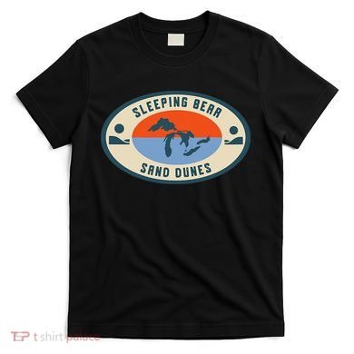 Sleeping Bear Sand Dunes Michigan Michigander Great Lakes T-Shirt