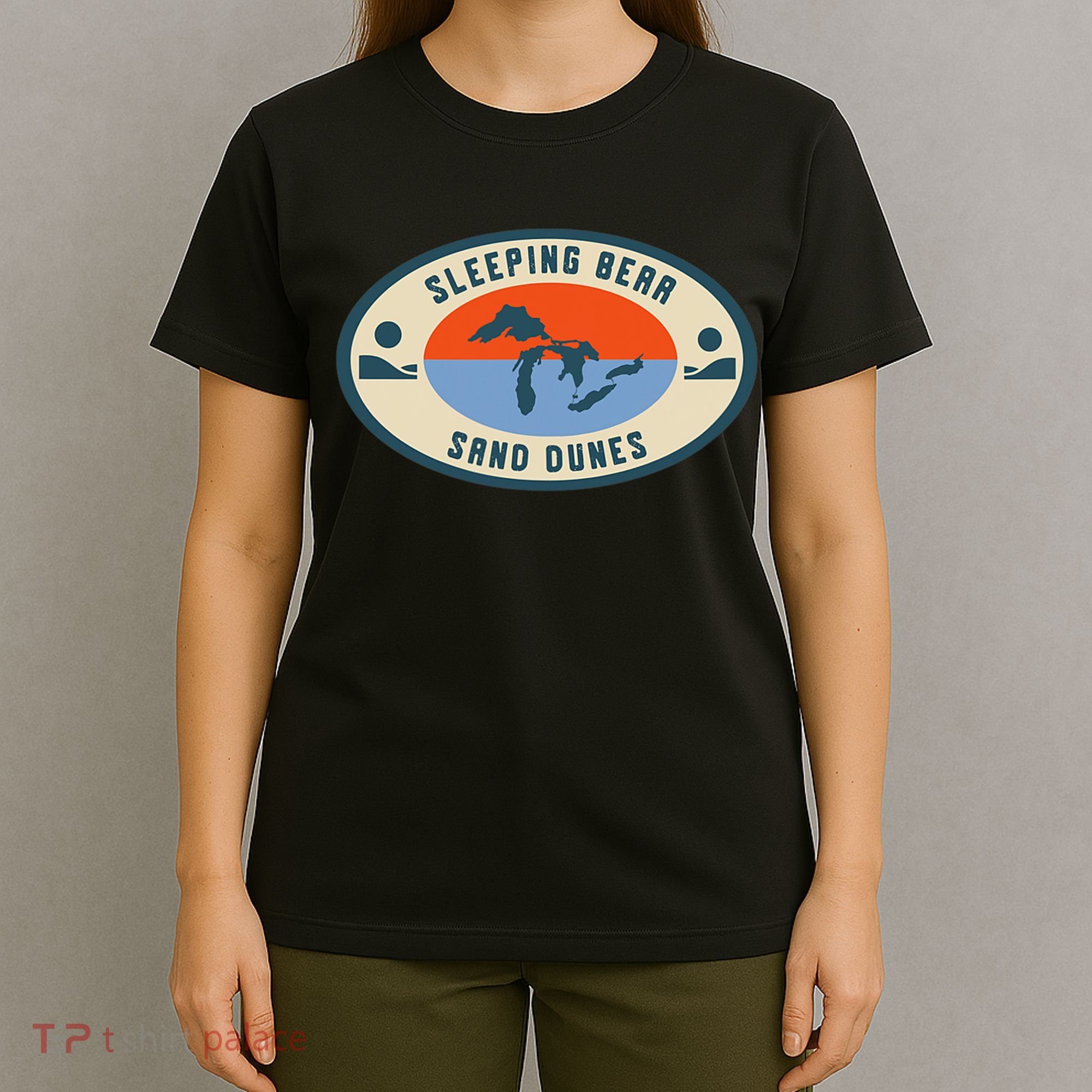 Sleeping Bear Sand Dunes Michigan Michigander Great Lakes T-Shirt