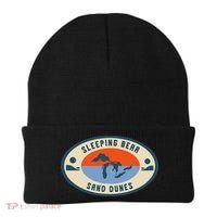 Sleeping Bear Sand Dunes Michigan Michigander Great Lakes Beanie thumb 0