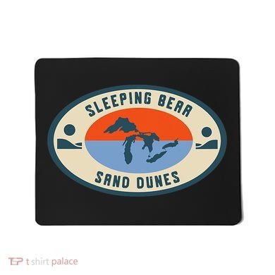 Sleeping Bear Sand Dunes Michigan Michigander Great Lakes Mousepad