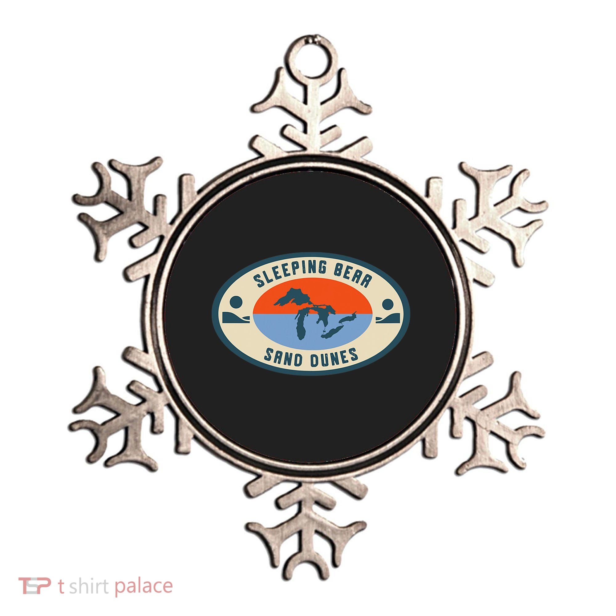 Sleeping Bear Sand Dunes Michigan Michigander Great Lakes Ornament