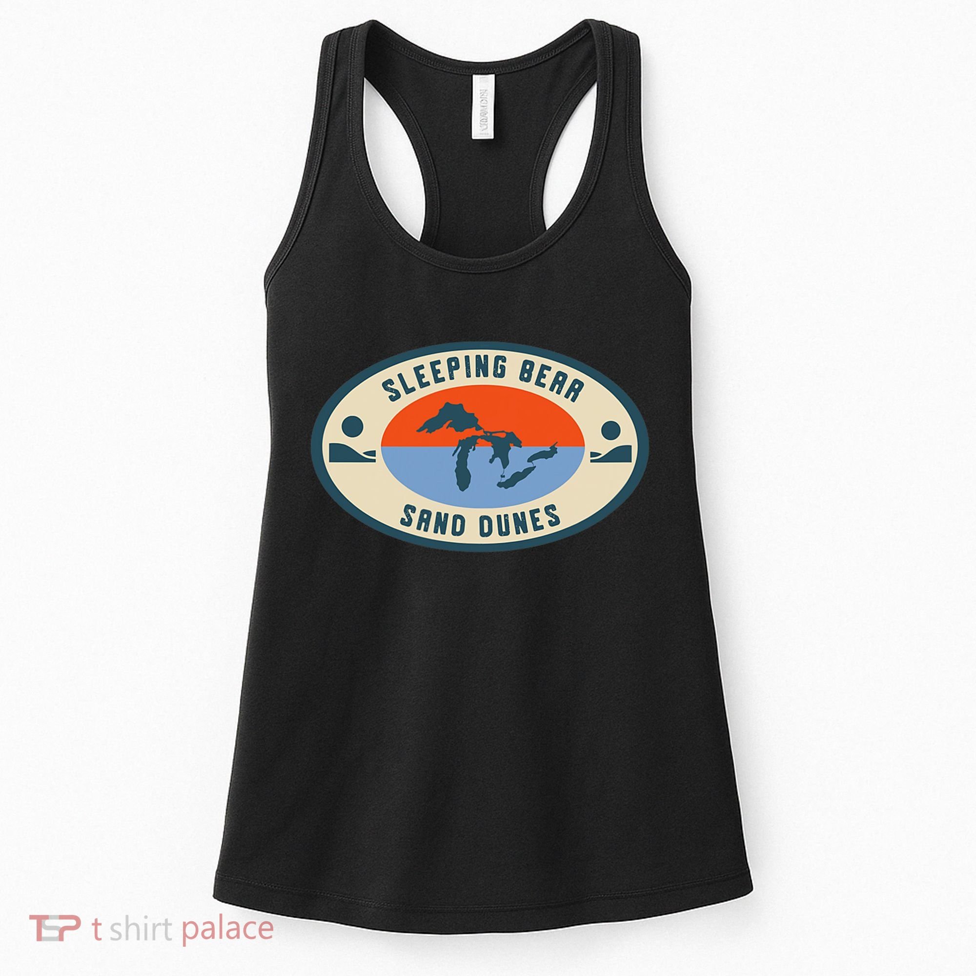 Sleeping Bear Sand Dunes Michigan Michigander Great Lakes Women's Tank Top