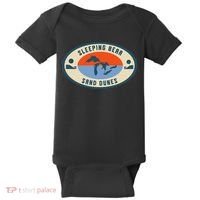 Sleeping Bear Sand Dunes Michigan Michigander Great Lakes Baby Bodysuit thumb 0