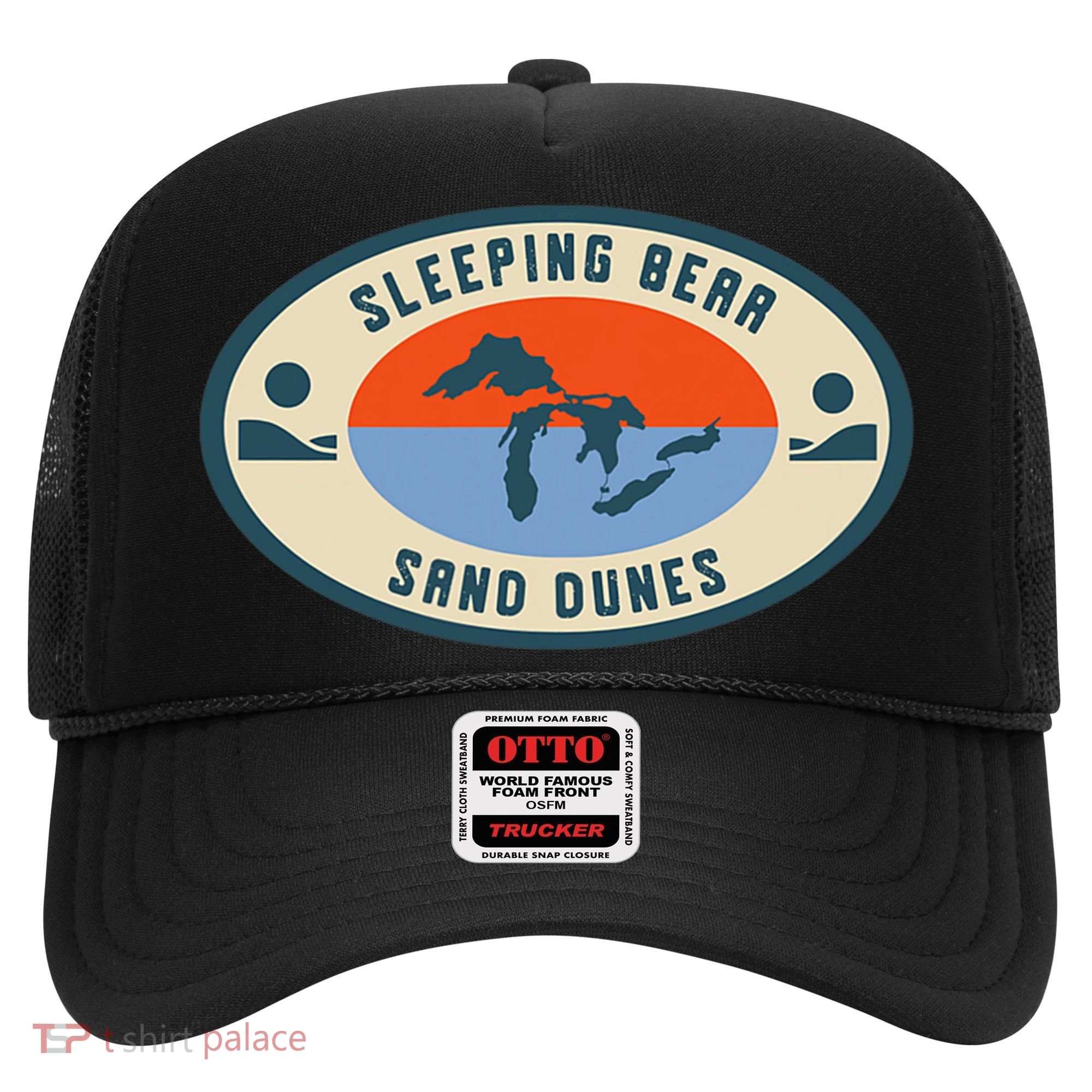 Sleeping Bear Sand Dunes Michigan Michigander Great Lakes Hat