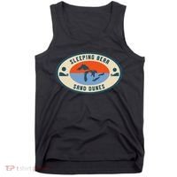 Sleeping Bear Sand Dunes Michigan Michigander Great Lakes Tank Top thumb 0
