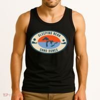 Sleeping Bear Sand Dunes Michigan Michigander Great Lakes Tank Top thumb 3