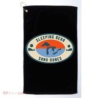Sleeping Bear Sand Dunes Michigan Michigander Great Lakes Golf Towel thumb 0