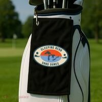 Sleeping Bear Sand Dunes Michigan Michigander Great Lakes Golf Towel thumb 2