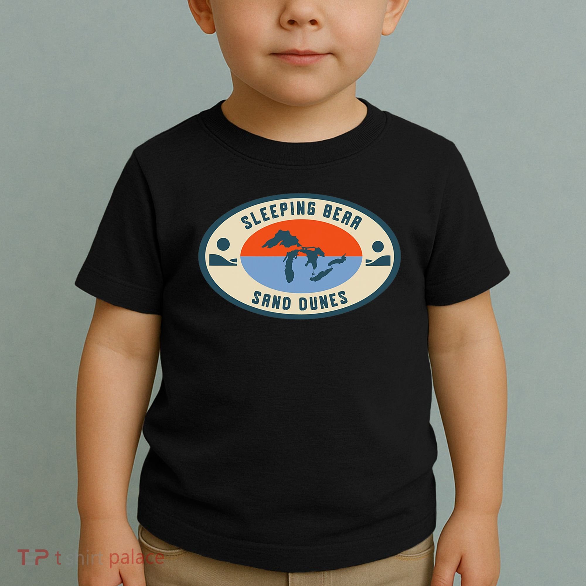 Sleeping Bear Sand Dunes Michigan Michigander Great Lakes Toddler T-Shirt