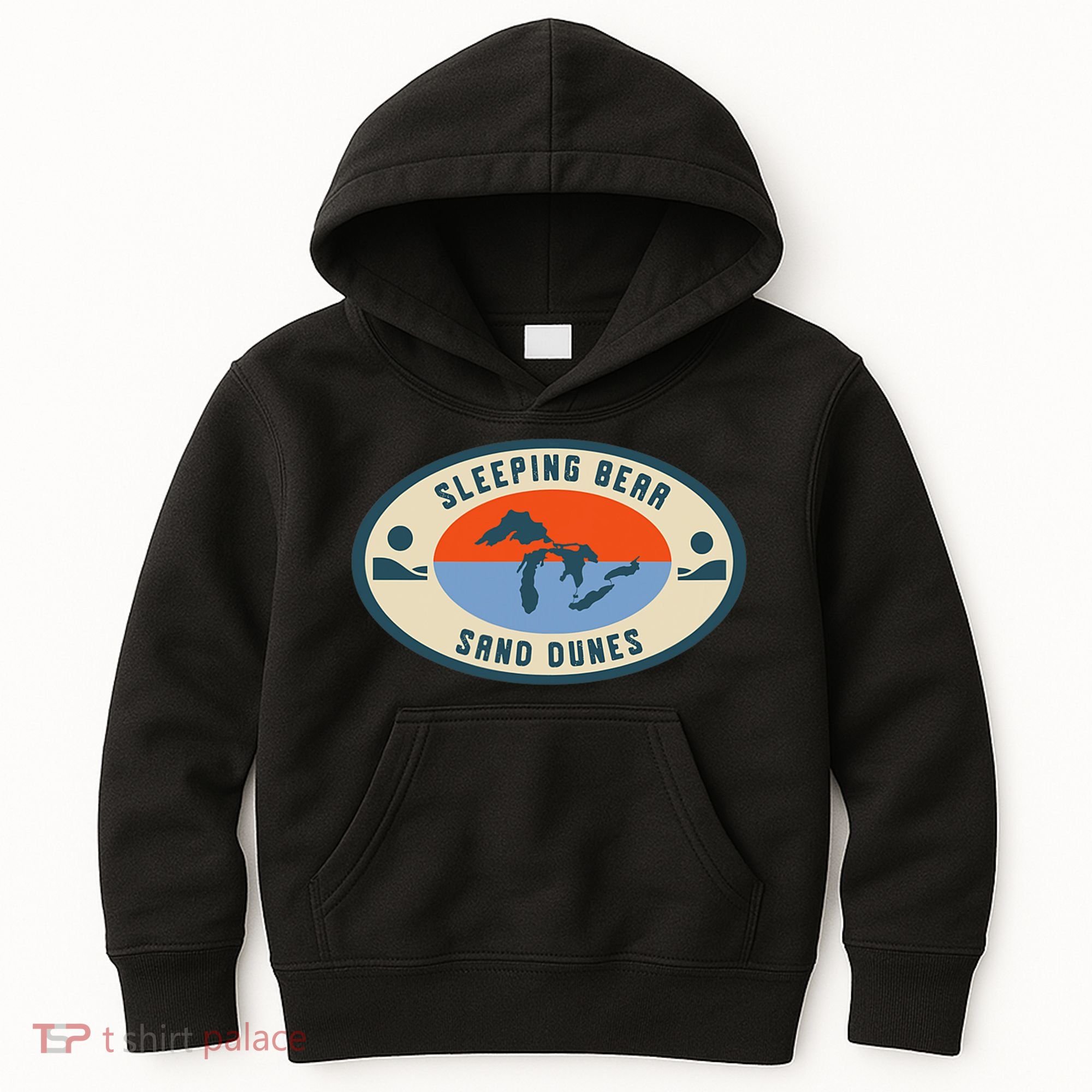 Sleeping Bear Sand Dunes Michigan Michigander Great Lakes Kids Hoodie