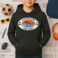 Sleeping Bear Sand Dunes Michigan Michigander Great Lakes Kids Hoodie thumb 2