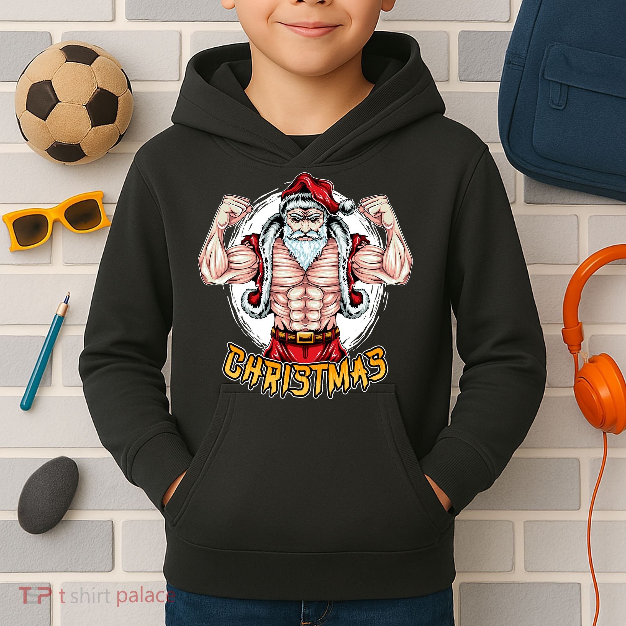 Santa Beast Kids Hoodie