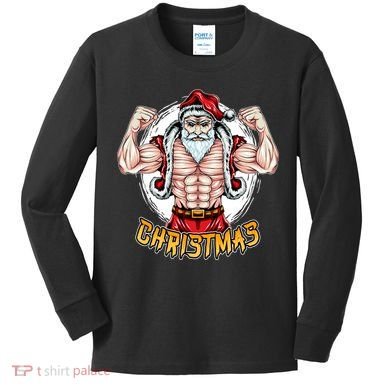 Santa Beast Kids Long Sleeve Shirt