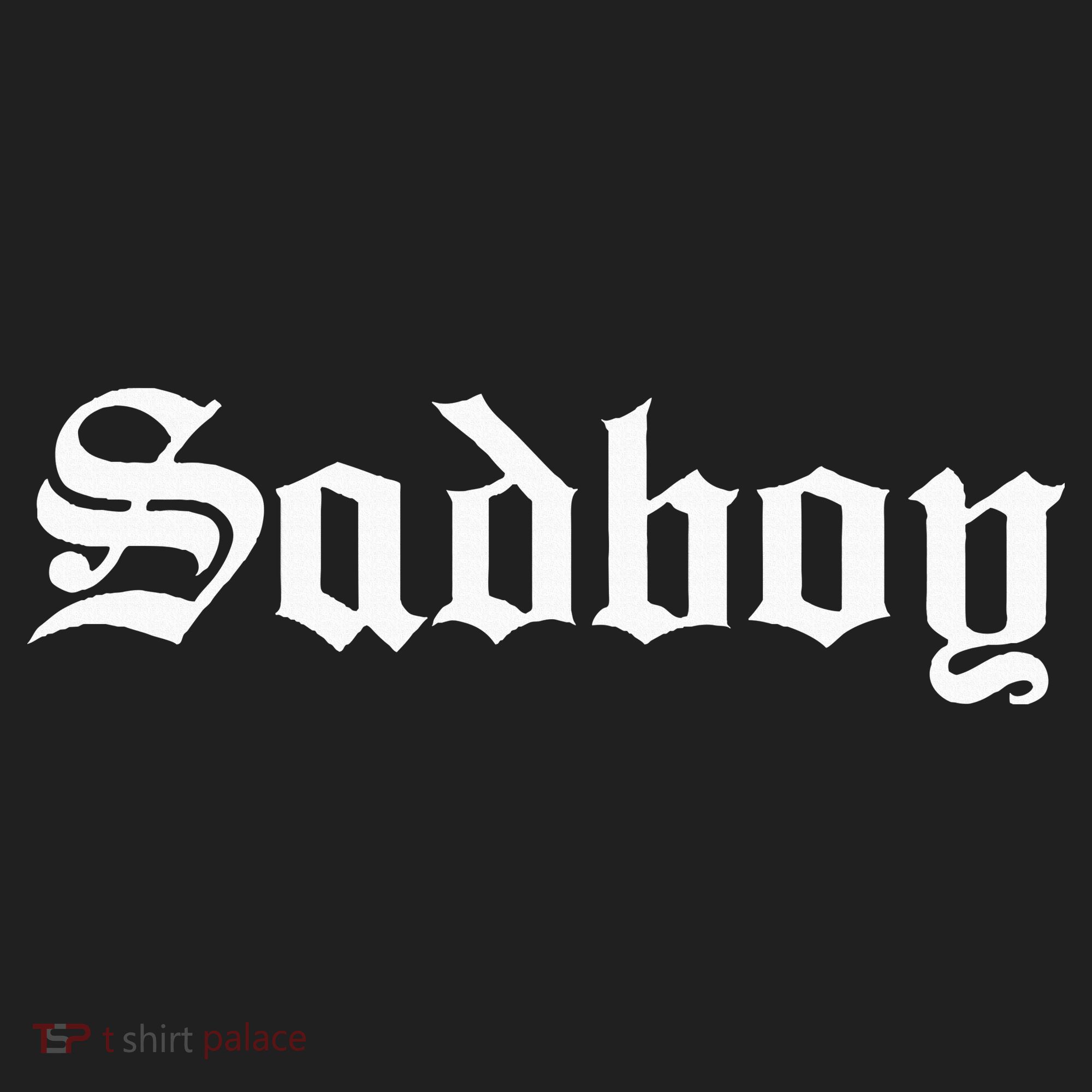 Sad Boy Sadboy Old English Typography Women's Sweatshirt