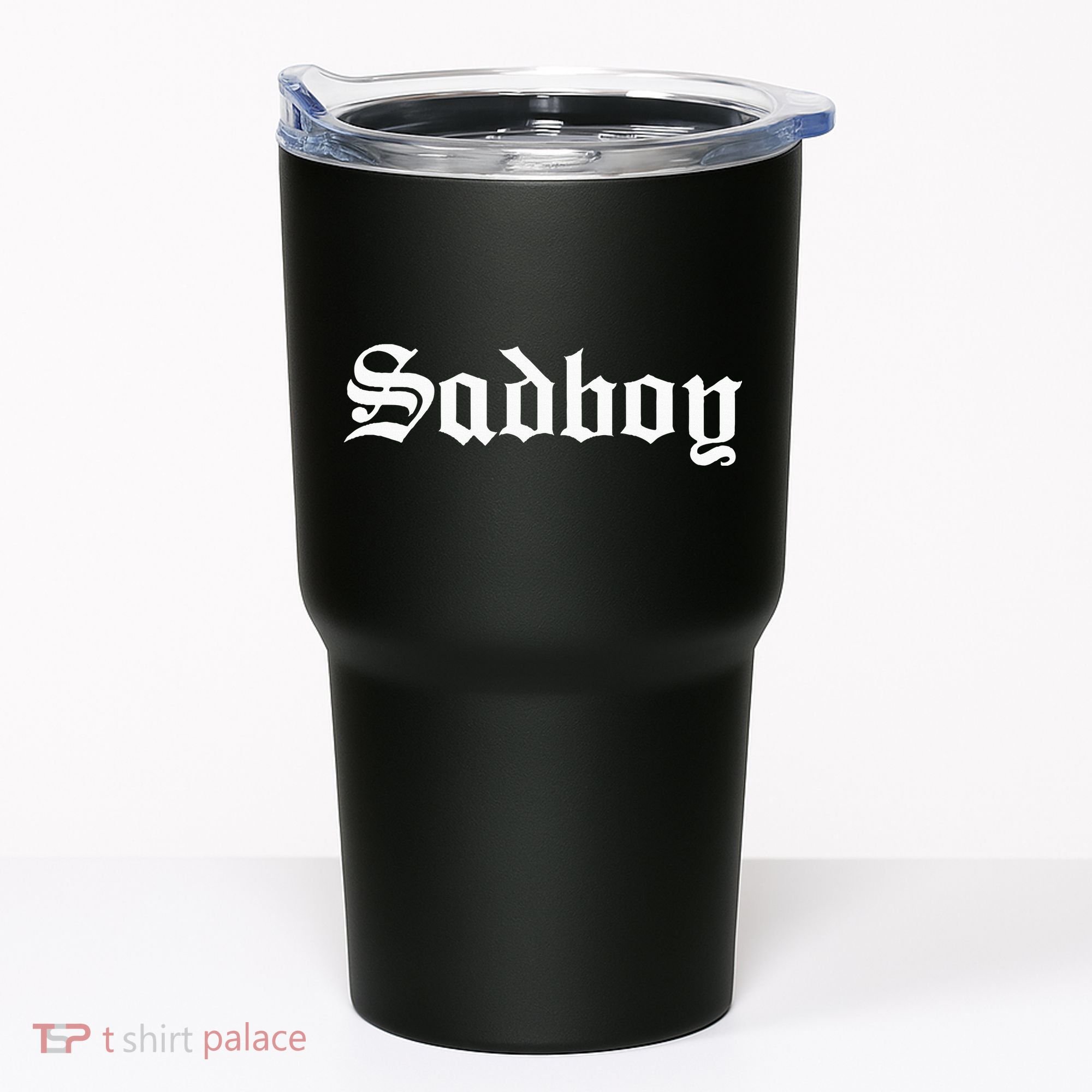 Sad Boy Sadboy Old English Typography Tumbler