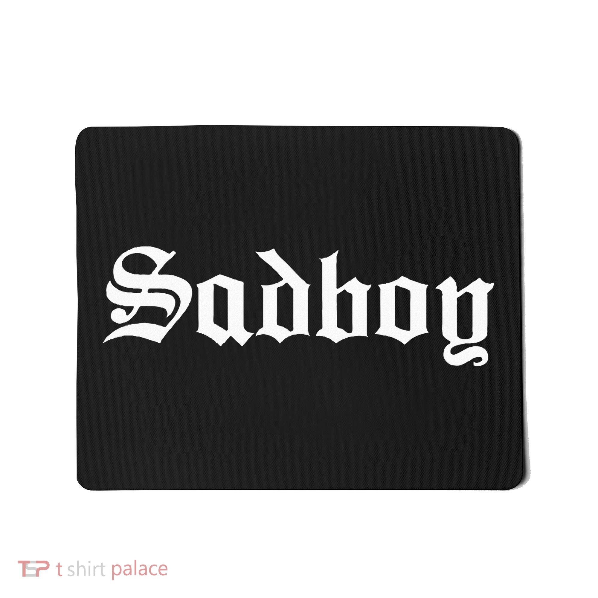 Sad Boy Sadboy Old English Typography Mousepad