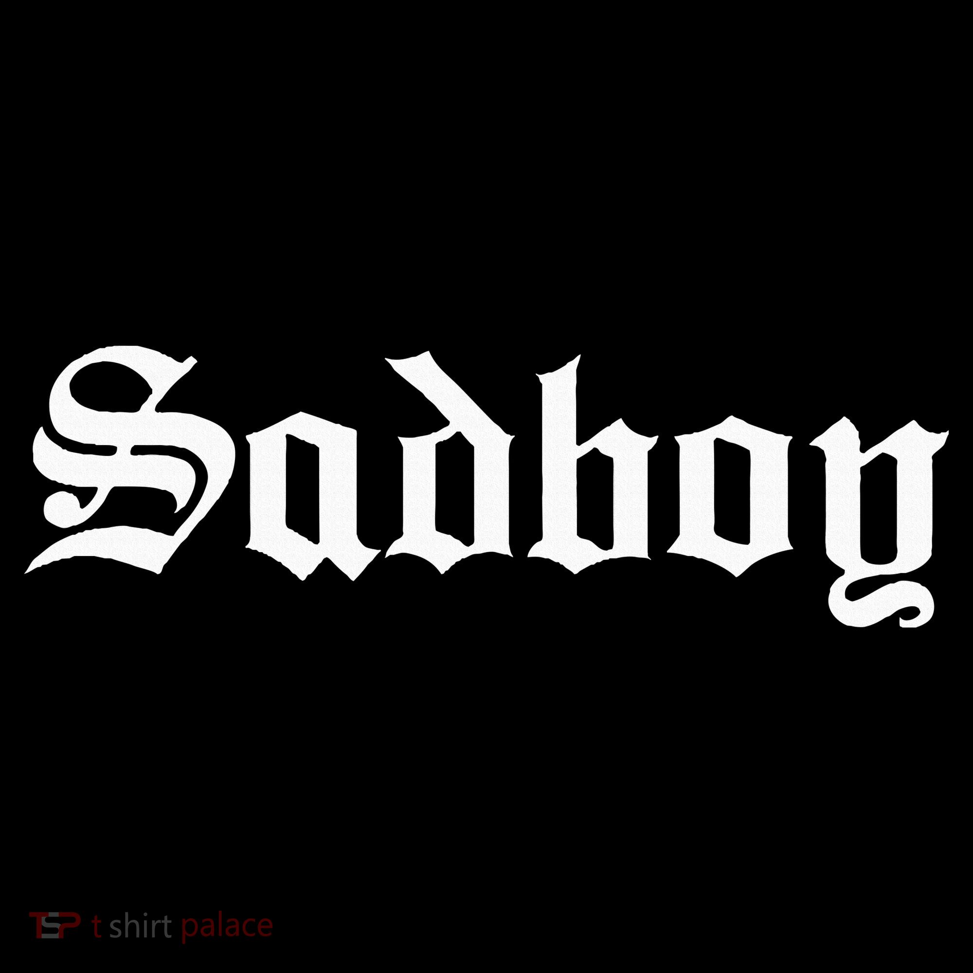 Sad Boy Sadboy Old English Typography Women's Tank Top