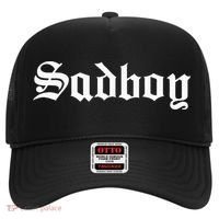 Sad Boy Sadboy Old English Typography Hat thumb 0