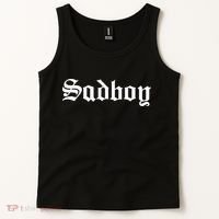 Sad Boy Sadboy Old English Typography Tank Top thumb 2