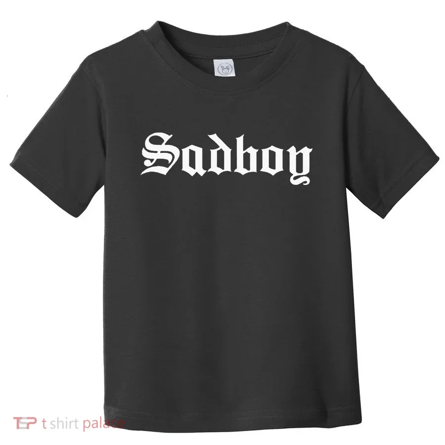 Sad Boy Sadboy Old English Typography Toddler T-Shirt