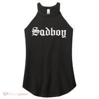 Sad Boy Sadboy Old English Typography Women's Perfect Tri Rocker Tank thumb 0