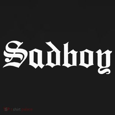 Sad Boy Sadboy Old English Typography Women's Perfect Tri Rocker Tank