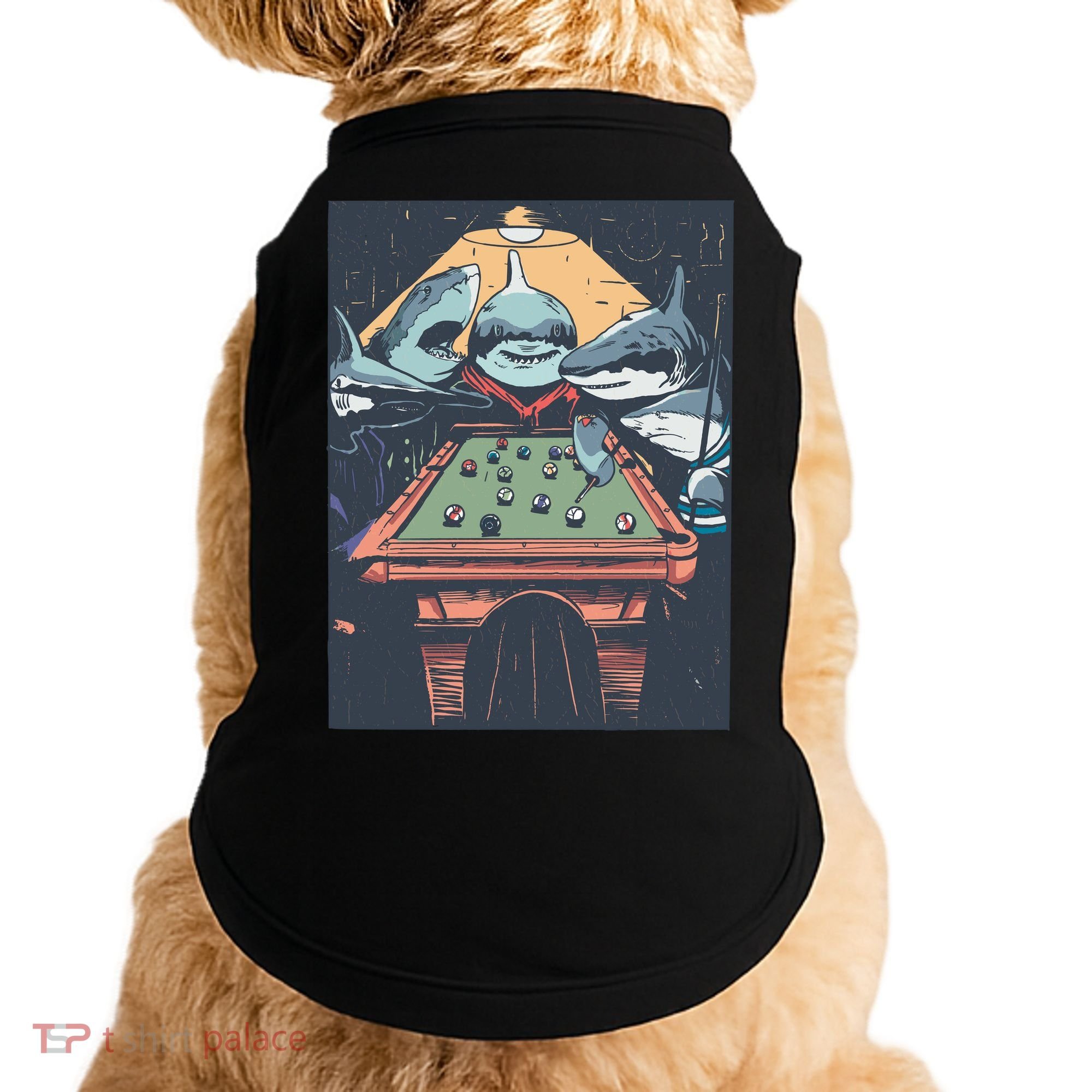 Sharks Billiard Doggie Tank