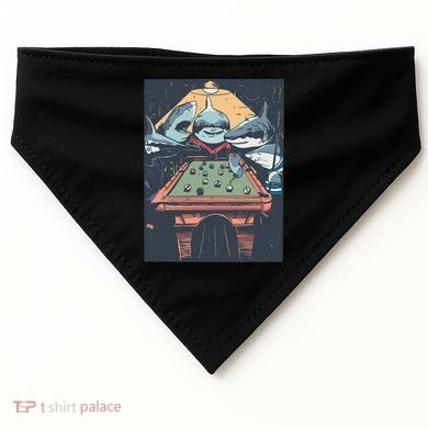 Sharks Billiard USA-Made Doggie Bandana